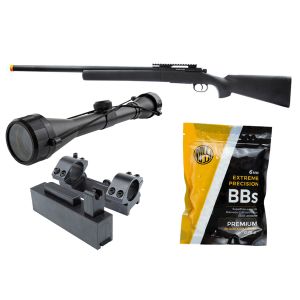 Airsoft Sniper M24 Storm Rossi + Luneta 4x40 + Mount + Magazine + BB's