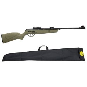 Carabina de Pressão CBC Jade Mais Nitro Tan 4.5mm + Capa Rossi 45p para Carabina de Pressão