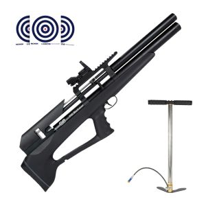 Carabina PCP Artemis P35 Bullpup Blackened 5.5mm + Bomba Manual 300 Bar + Red Dot Z1 1x22x34 + Alvos