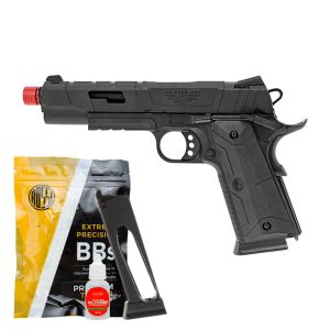 Pistola Airsoft GBB 1911 Redwings Rossi + Magazine Co2 + Oleo + BB's