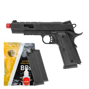 Pistola Airsoft 1911 GBB Redwings Rossi + Magazine + BBs + Óleo