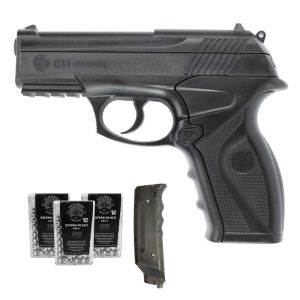 Pistola CO2 R11 (C11) Rossi 6mm + Speedloader 150 Rds + Esfera de Aço