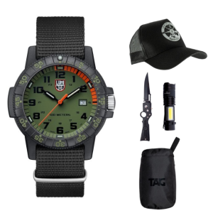 Relógio Luminox Leatherback Sea Turtle Giant 44mm 0337 + KIT EDC
