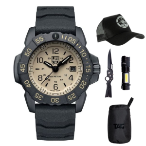 Relógio Luminox Navy Seal Foundation Steel 45mm 3251.CBNSF.SE + KIT EDC