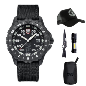 Relógio Luminox F-117 NightHawk X Skunk Works Heritage 44 mm 6442.H + KIT EDC