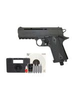 Pistola de Pressão Co2 W401 Wingun + Maleta Kit Recarga