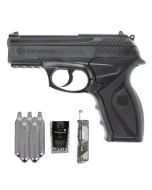 Pistola CO2 Rossi R11 (C11) 4.5mm + Speedloader 4.5mm + Esfera de Aço + CO2