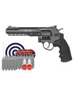 Revólver Co2 Gamo PR776 4.5mm + Chumbinho Field Super Magnum + Co2 12g + Óleo + Alvos 14x14