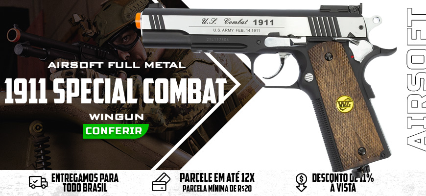 Pistola Airsoft 1911 Special Full Metal 6.0mm