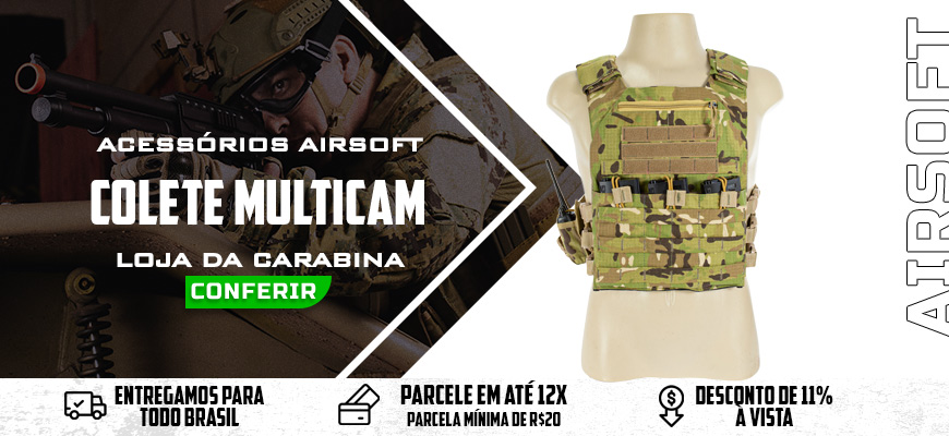 Colete Light Plate Carrier - Multicam Colete Light Plate Carrier - Multicam