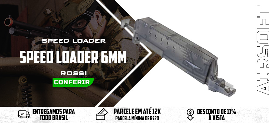 Speedloader 6mm Airsoft 90 BBs Rossi