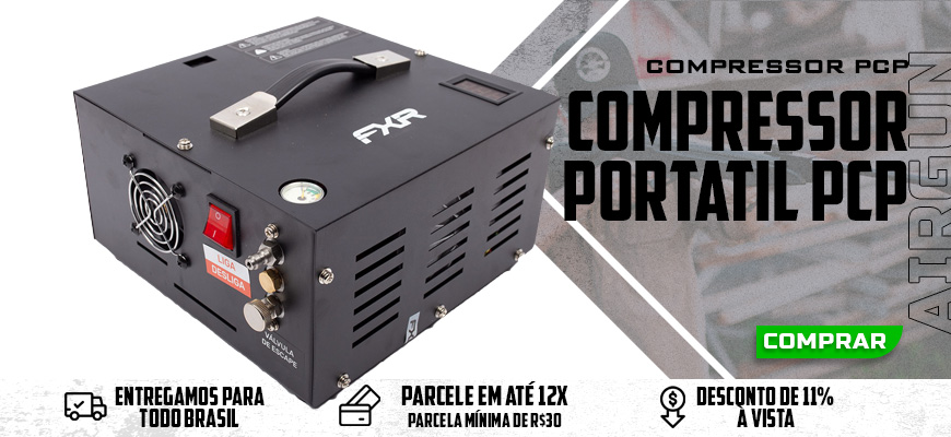 Compressor Portátil Compacto Tuxing Para PCP Trivolt 12v 110/220v FXR