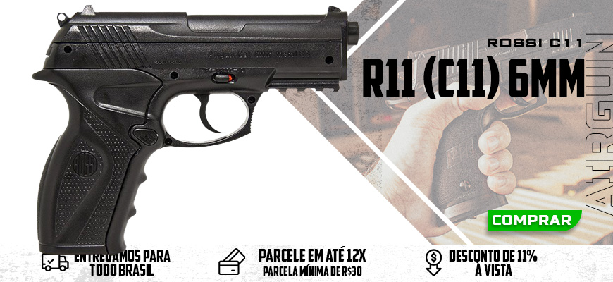 Pistola de Pressão Co2 Rossi R11 (C11) 6mm