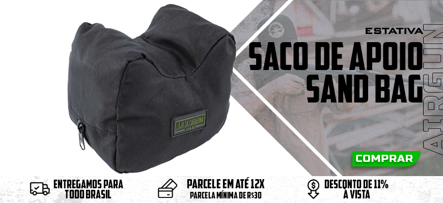 Saco de Apoio Frontal Sand Bag - LojaDaCarabina