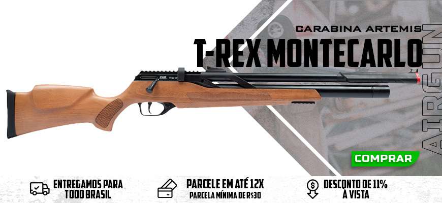 Carabina PCP Artemis T-Rex Wood Montecarlo 5.5mm