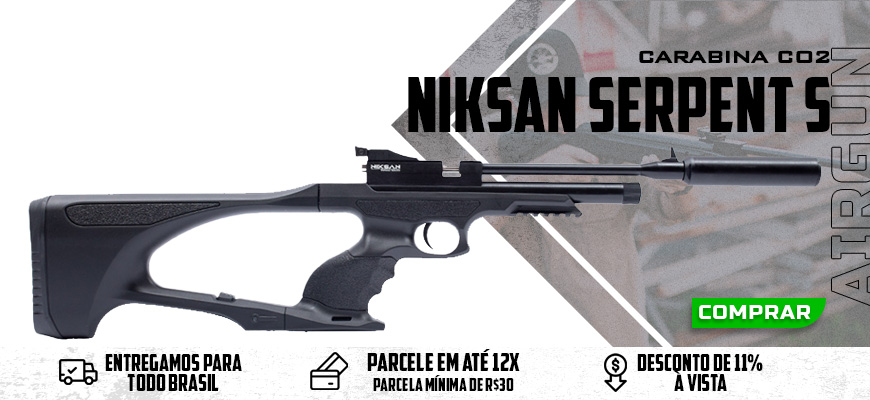 Carabina Híbrida Niksan Serpent S 5.5mm CO2