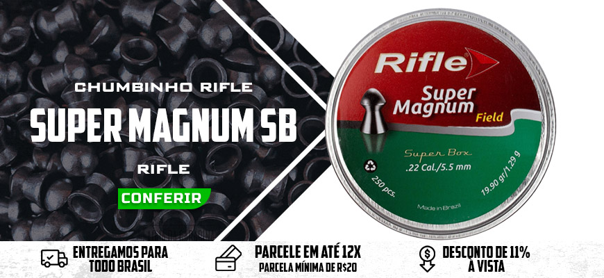 Chumbinho Rifle Field Super Magnum SB 5.5mm (.22) 250 un