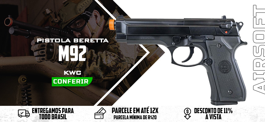 Pistola de Airsoft Beretta M92 6mm KWC