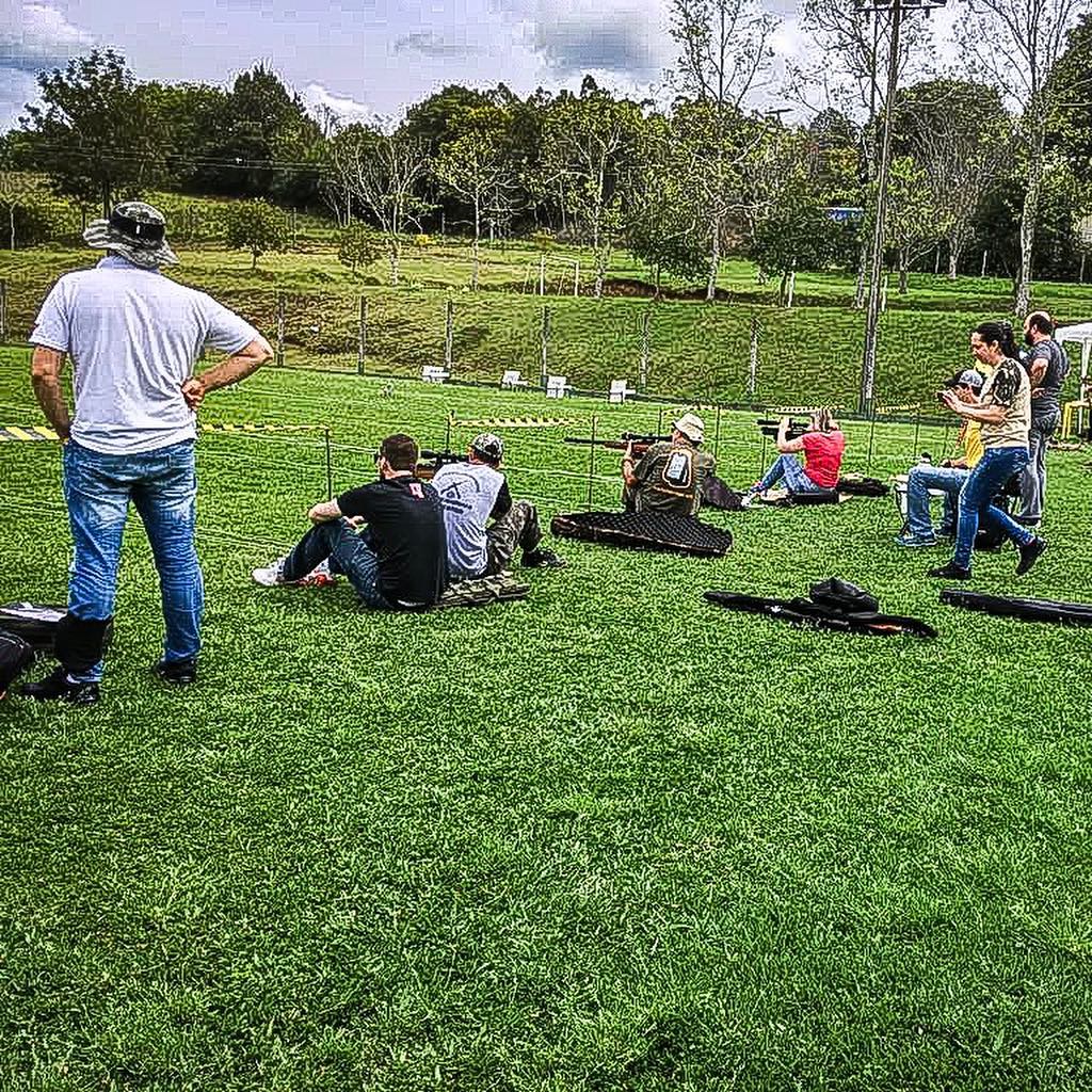 prática de field target competição de field target campo aberto